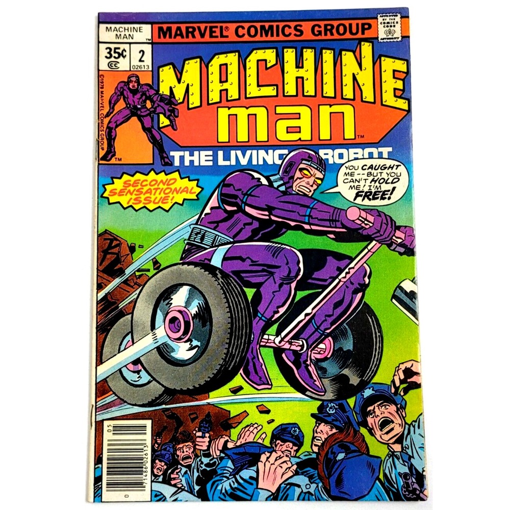MACHINE MAN: THE LIVING ROBOT #2 (1978) / VF- / NEWSSTAND